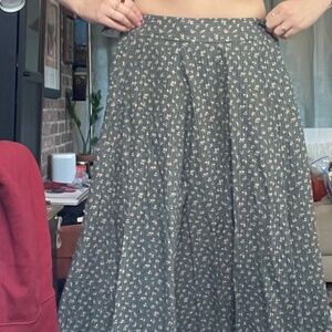 Cotton Voile Maxi Skirt